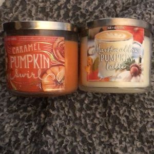 Bath and Body Work 3 Wick Candles